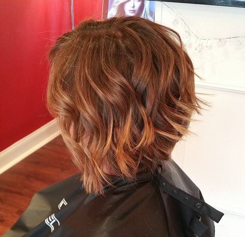 Really Stylish Graduated Bob Styles Everybody Loves Short Textured Curly Inverted Bob Haircut For Thick Hair