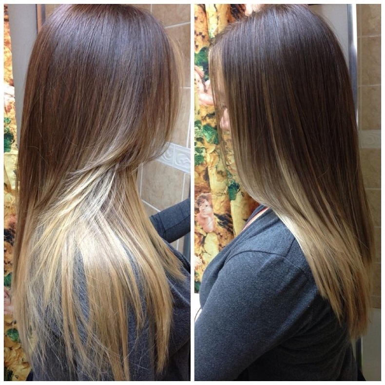 60 Trendy Ombre Hairstyles 2018 Brunette Blue Red Purple Long Straight Brunette To Blonde Ombre Hair For S