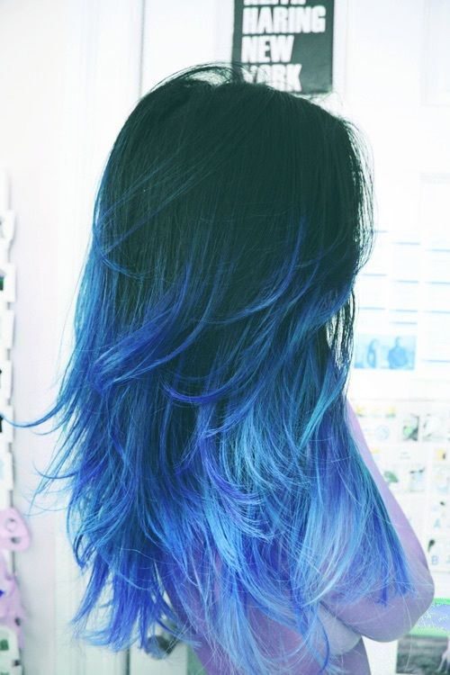 60 Trendy Ombre Hairstyles 2018 Brunette Blue Red Purple Green Cool Dark To Blue Ombre Hair Hairstyles