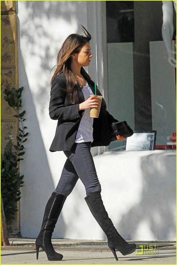 How to Wear KneeHigh Boots with Jeans Her Style Code