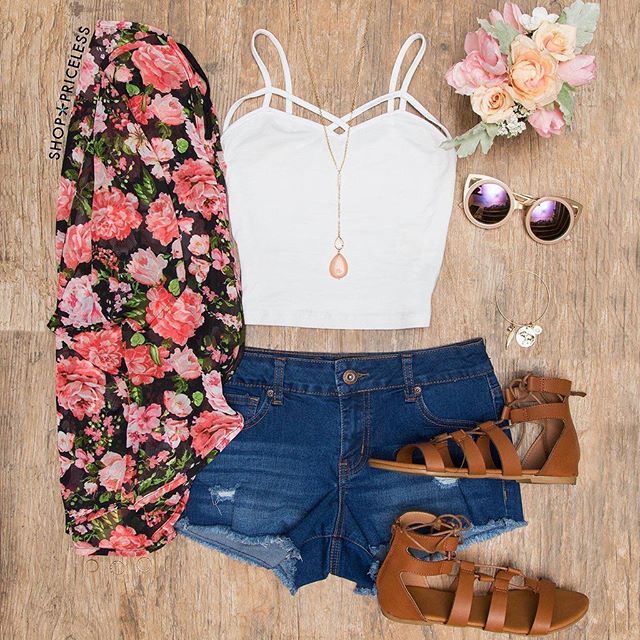 36 Cute Outfit Ideas for Summer - Summer Outfit Inspiration 36 Cute Outfit Ideas for Summer - Summer Outfit Inspiration