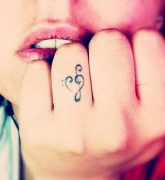 Cute Meaningfull Small finger Tattoos for Women