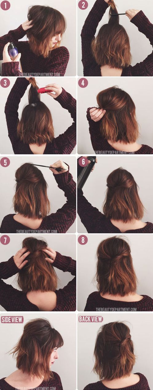Hair Tutorials for Long Hair and Medium Length Hair