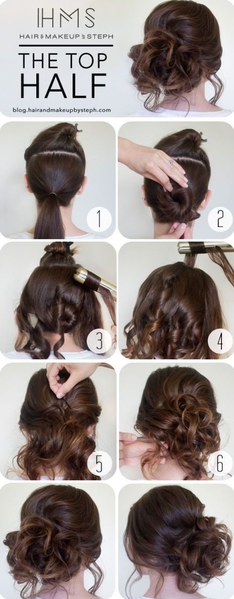 messy hair side bun tutorial