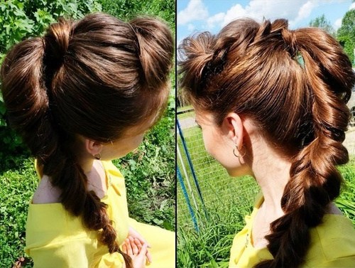 Cute Ponytails for Long & Medium Length Hair