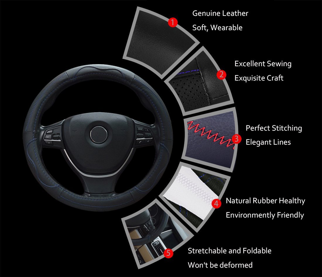8 Best Car Steering Wheel Covers for Men and Women