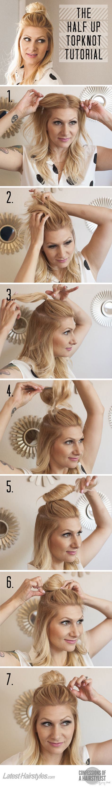Easy Step by step hair tutorials for long hair