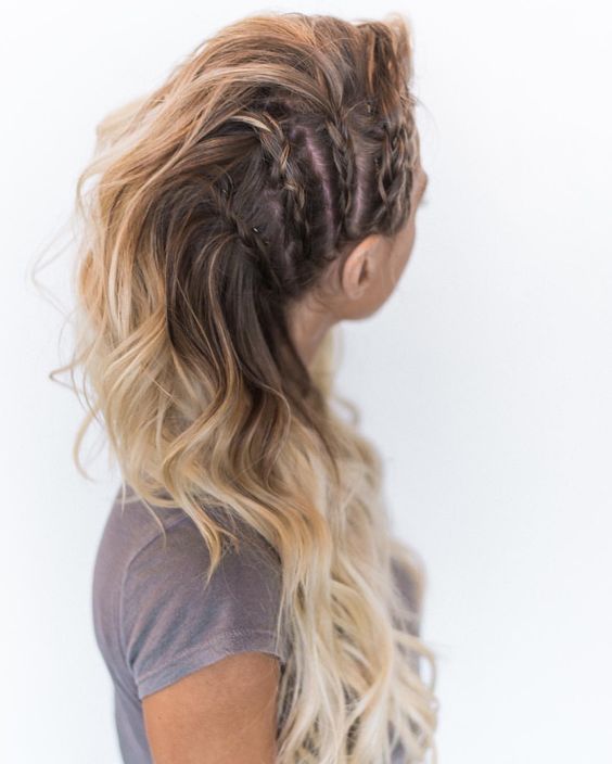 long hairstyle with braid