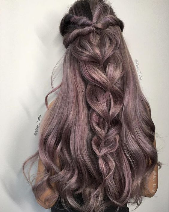 long hairstyle with braid