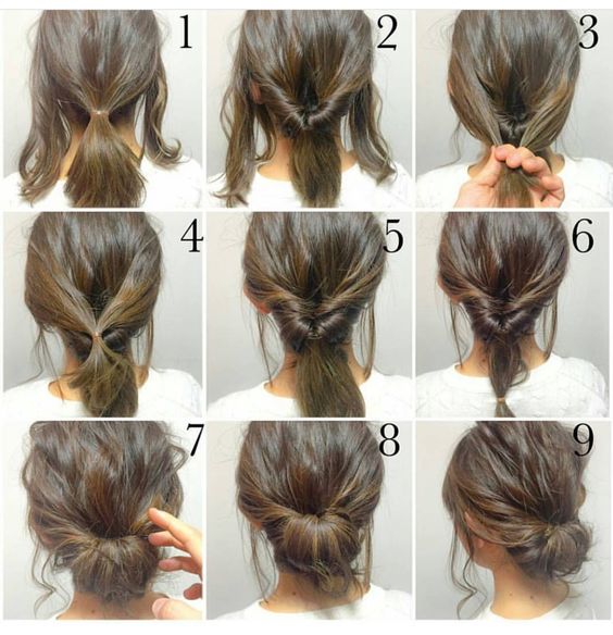 60 Easy Step by Step Hair Tutorials for Long, Medium,Short Hair - Her Style  Code