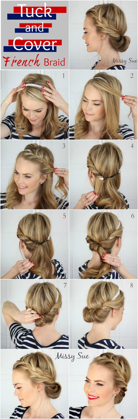 7 Quick And Easy Hairstyles For School - YouTube