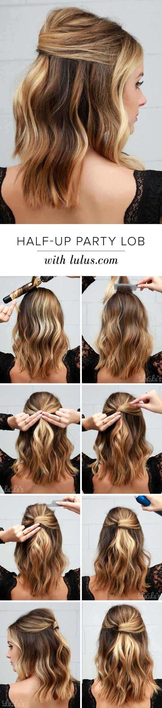 60 Easy Step by Step Hair Tutorials for Long, Medium,Short Hair - Her Style  Code