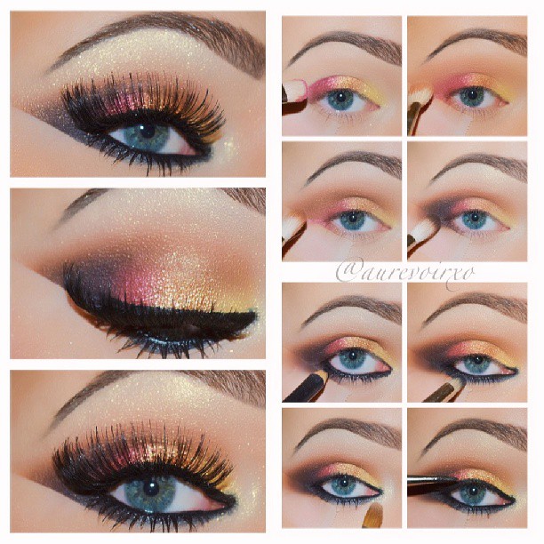 Step By Step Makeup Tutorials For Blue Eyes