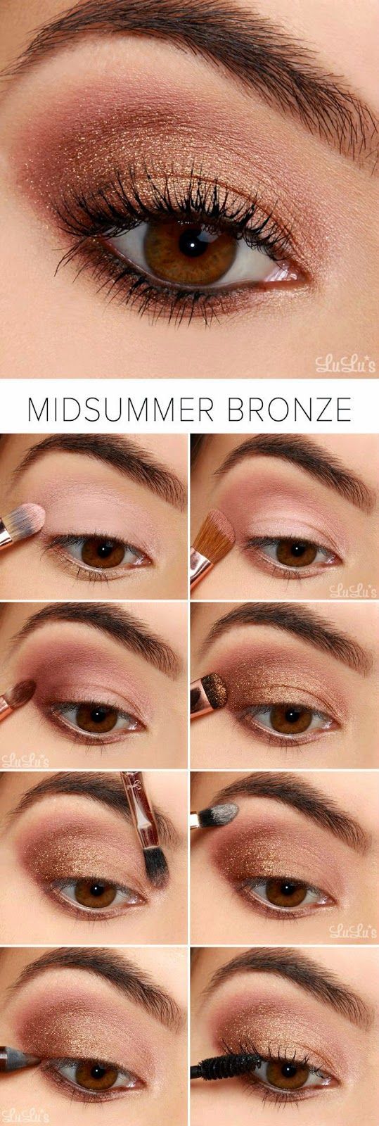 10 Easy Step By Step Makeup Tutorials For Brown Eyes