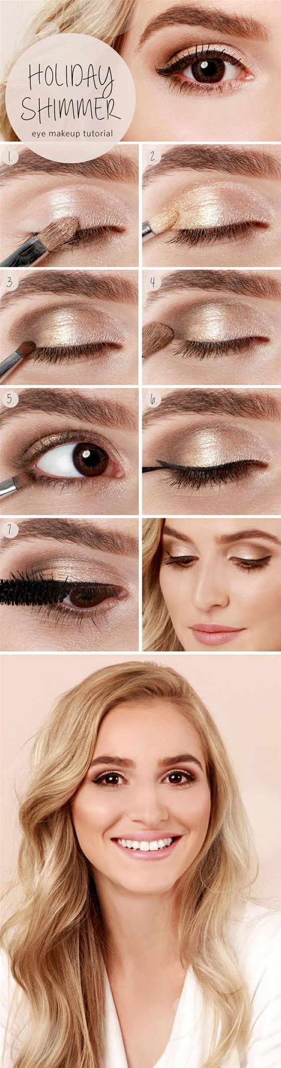 Step By Step Makeup Tutorials For Brown Eyes