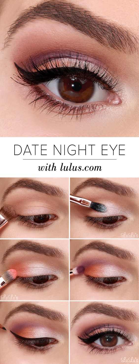 how to put on eye makeup for brown eyes