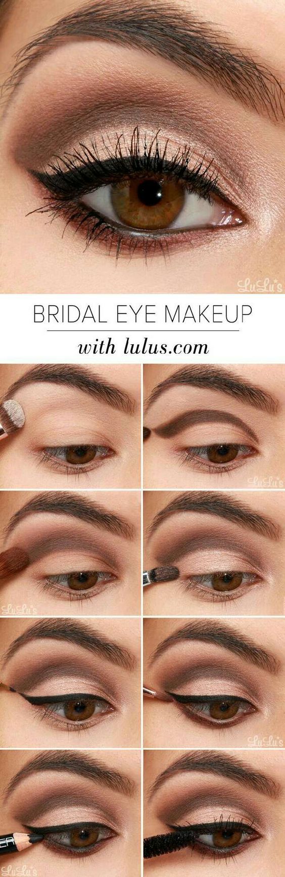 Step By Step Makeup Tutorials For Brown Eyes