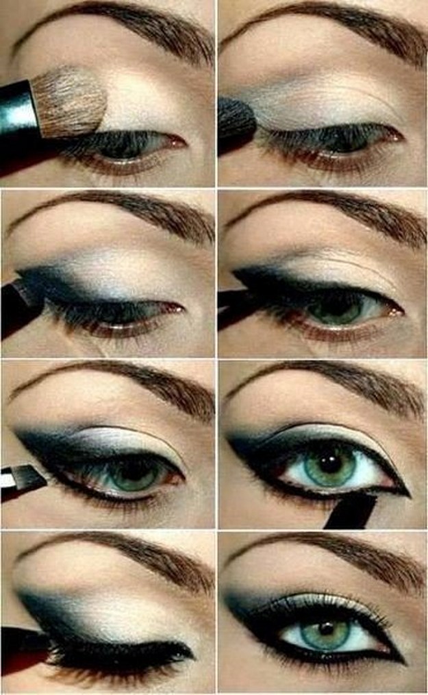 Step By Step Makeup Tutorials For Green Eyes