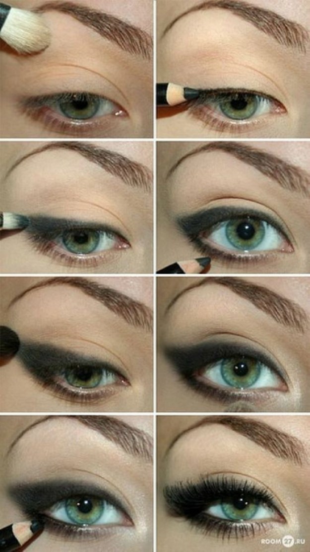 Step By Step Makeup Tutorials For Green Eyes