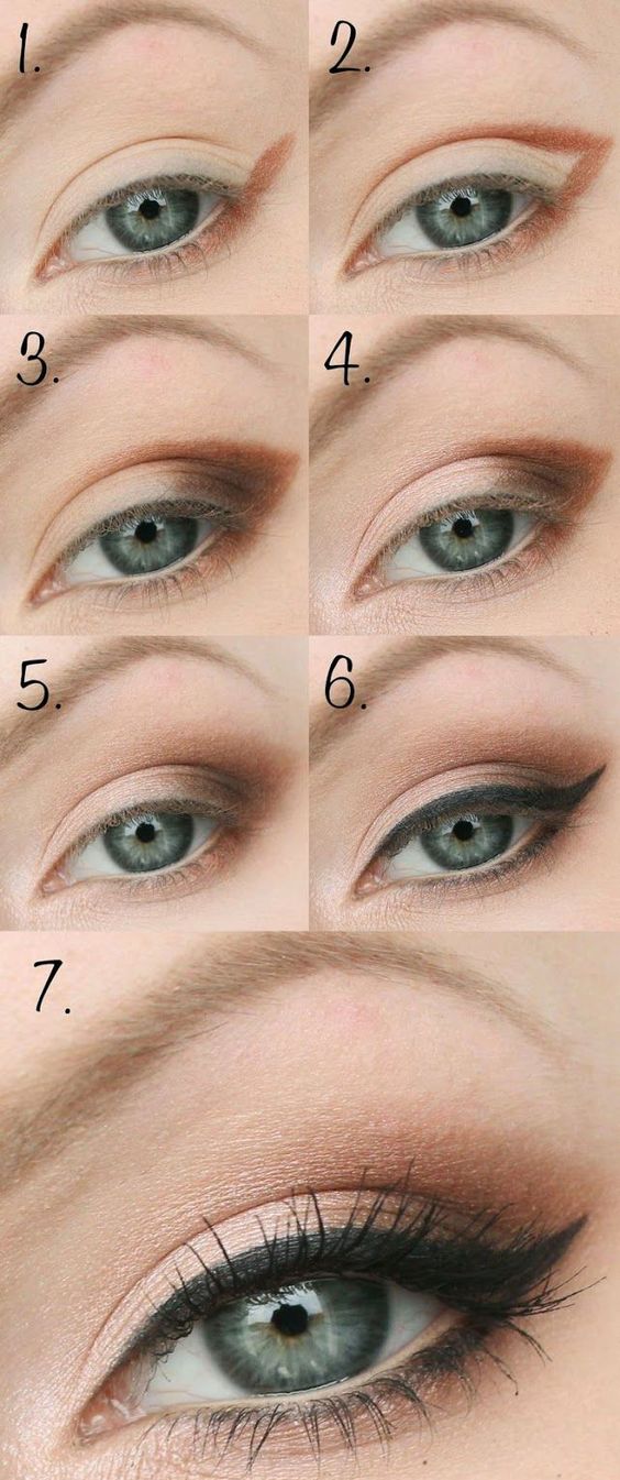 Step By Step Makeup Tutorials For Green Eyes