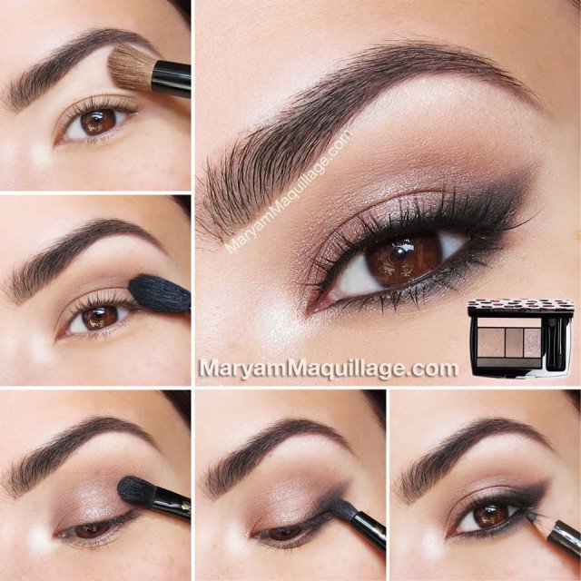 Step By Step Natural eyeshadow tutorials