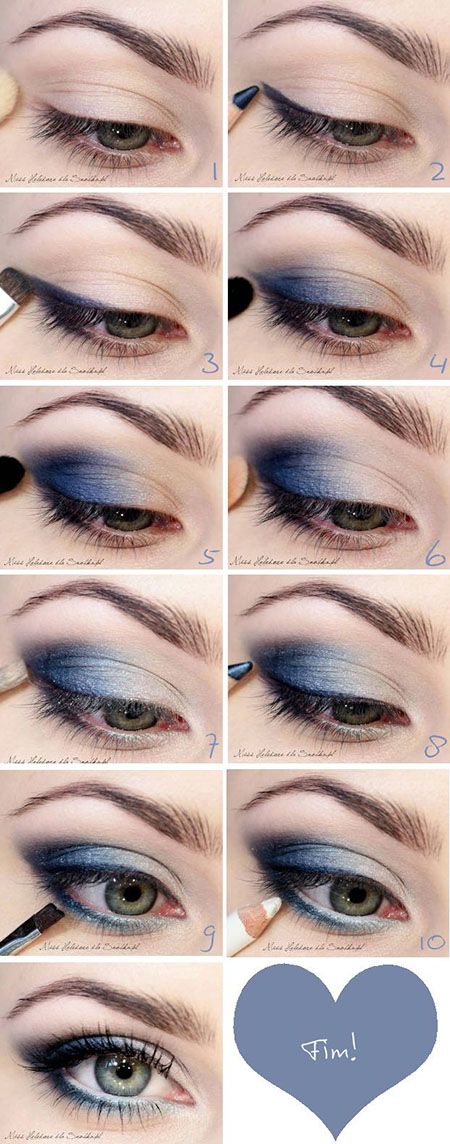 Step By Step Smokey Eye Makeup Tutorials