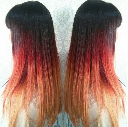 Straight Ombre Hair