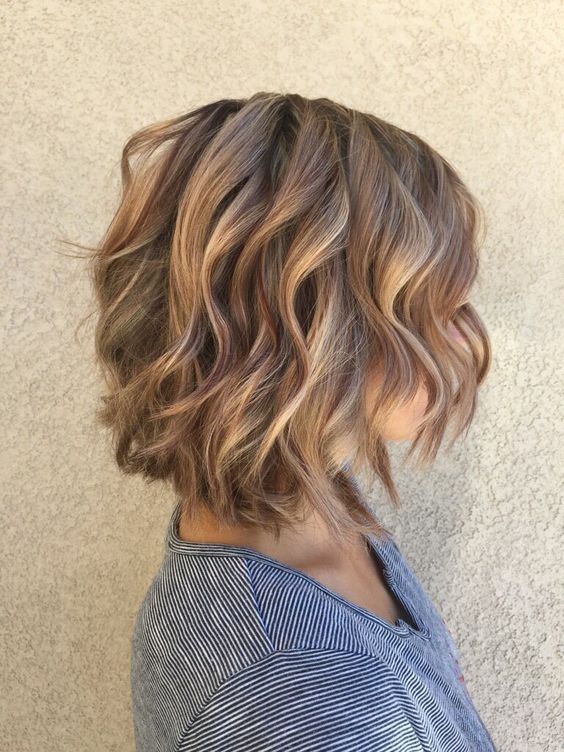 Wavy Curly Bob Hairstyles for Women