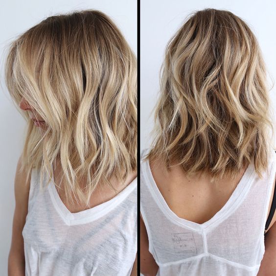 Shoulder length Balayage Hairstyles