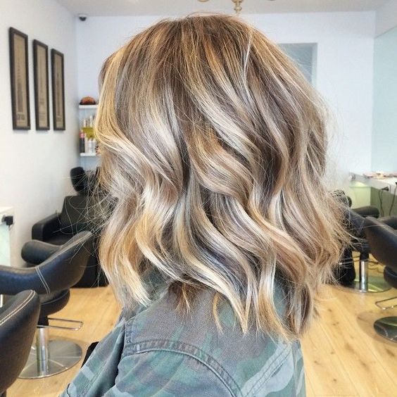 Shoulder length Balayage Hairstyles