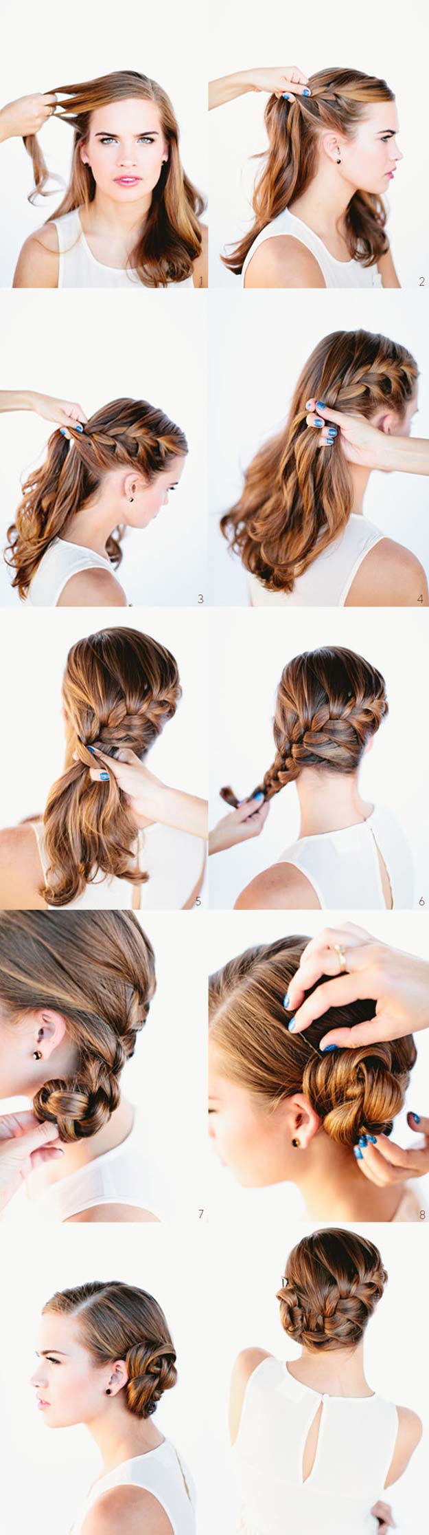 Simple Easy Step by Step Braid Tutorials