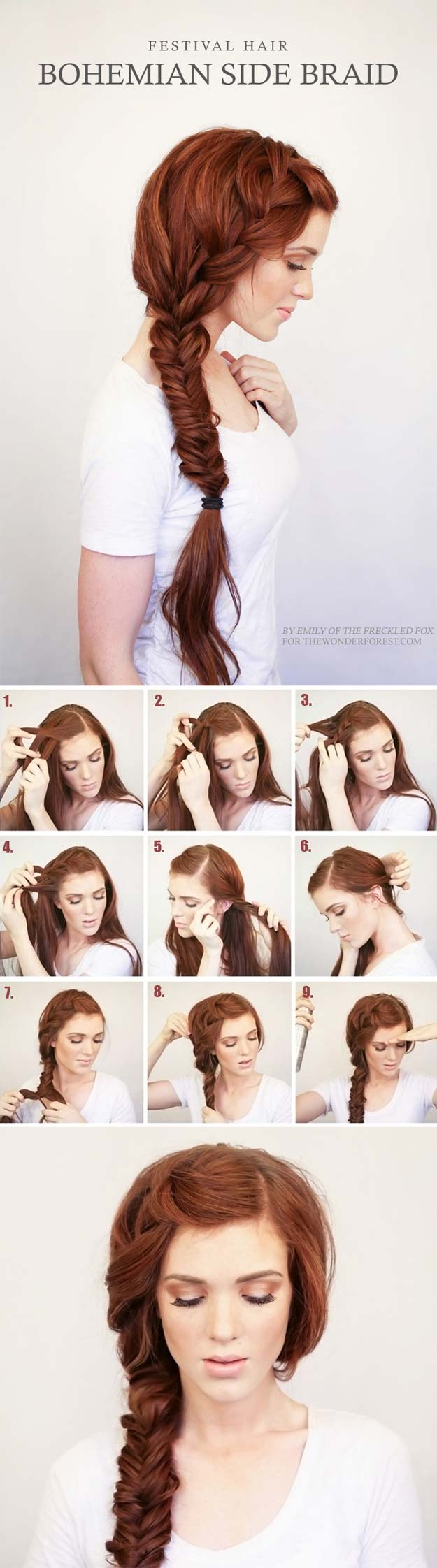 Simple Easy Step by Step Braid Tutorials