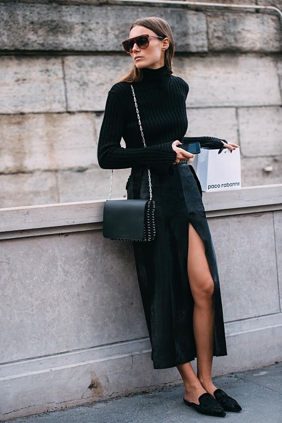 How to Pull Off an All Black Look