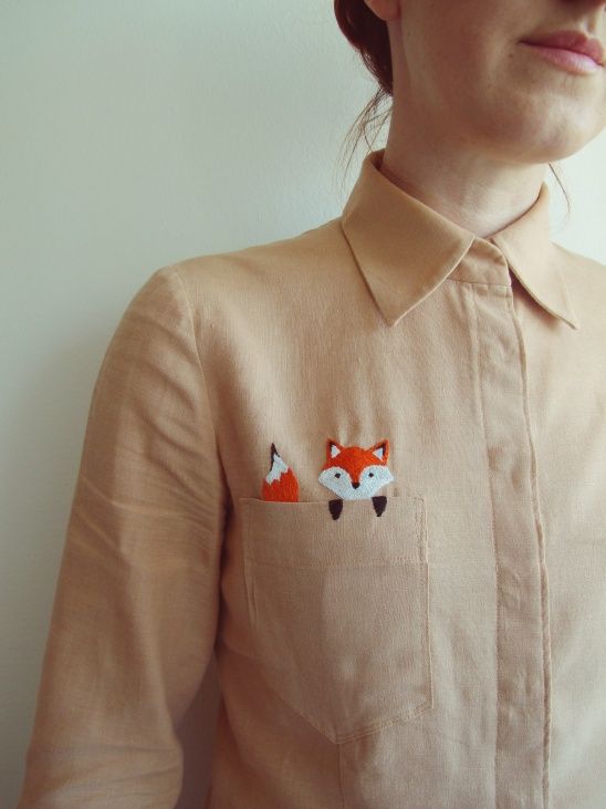 16 Trendy Embroidered Items of Clothing - Embroidery Design Ideas