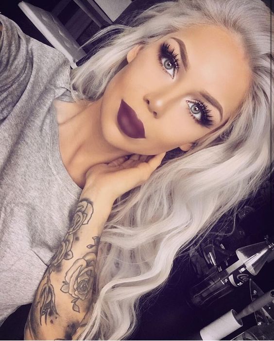 dark lipstick makeup looks