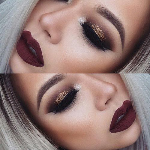 dark lipstick makeup