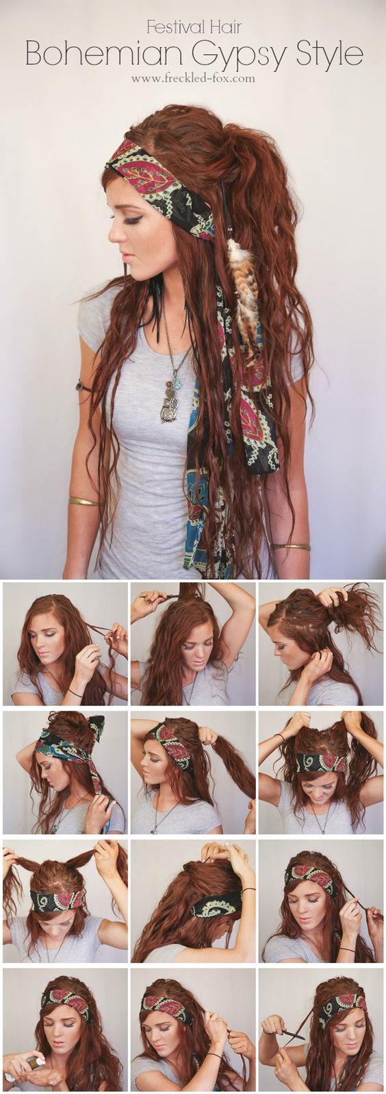 10 Beautiful Bohemian Hairstyles You'll Want To Try