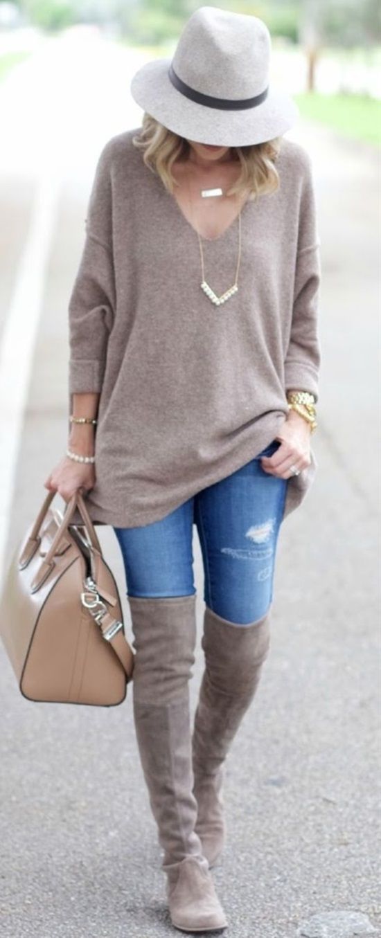 How to Wear Knee-High Boots with Jeans How to Wear Knee-High Boots with Jeans