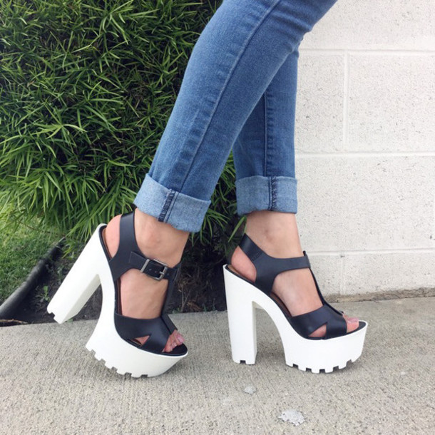How to Wear Chunky Heels