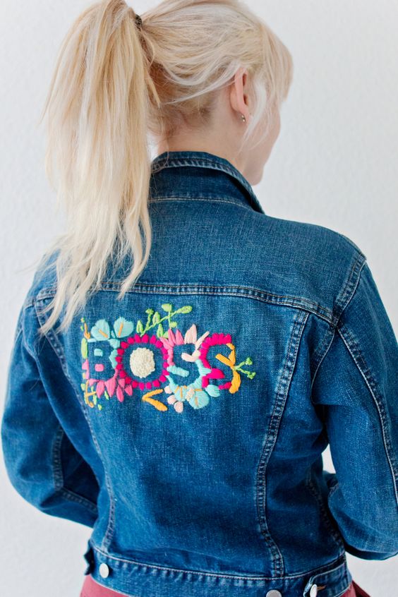 How to Wear Embroidered Denim