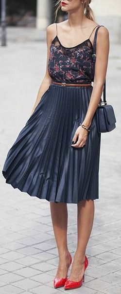 How to Wear Midi Skirts - 20 Hottest Summer Midi Skirt Outfit Ideas
