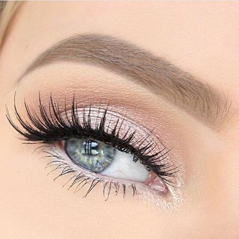 “Soft and shimmery, this romantic look by @_beautybyalex has us hearing wedding bells. It's oh so bridal! It's also a perfectly sweet way to end…”