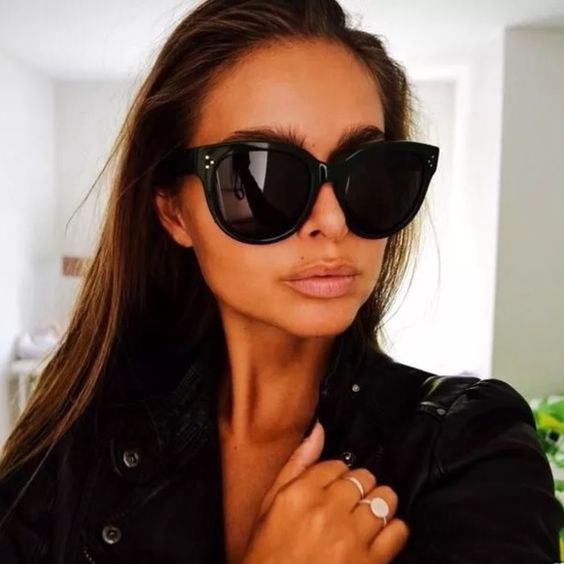Audrey oversized vintage big sunglasses Designer inspired wayfarers ! These are sexy! Must have Celine Accessories Sunglasses