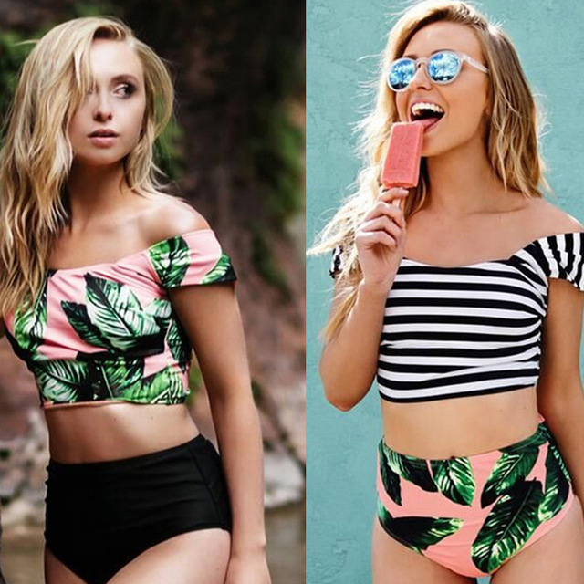 Image result for summer swimsuits high waisted