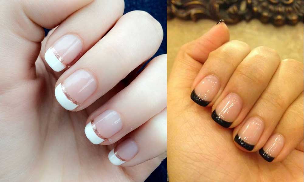 8. Three-Color French Manicure - wide 8