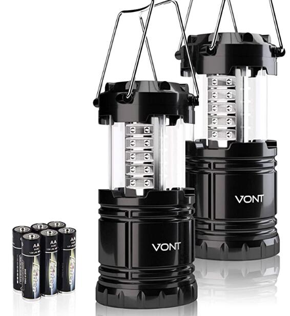 Vont 2 Pack LED Camping Lantern