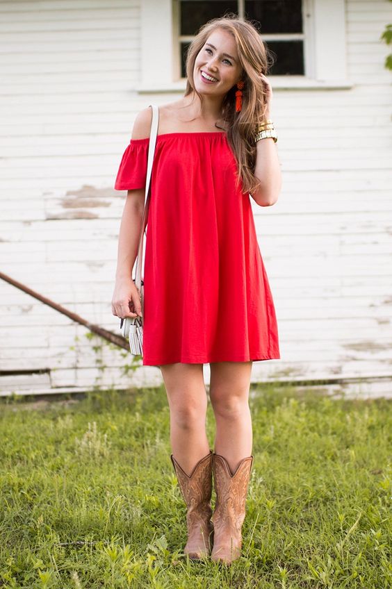 Ideas to wear Cowboy Boots (3)