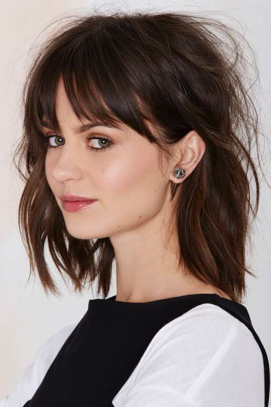 65 Best New Short Hair with Side Swept Bangs  ShortHaircutCom