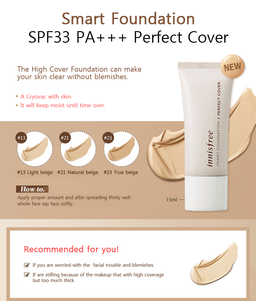 Image result for InnisFree Smart Foundation Perfect Cover
