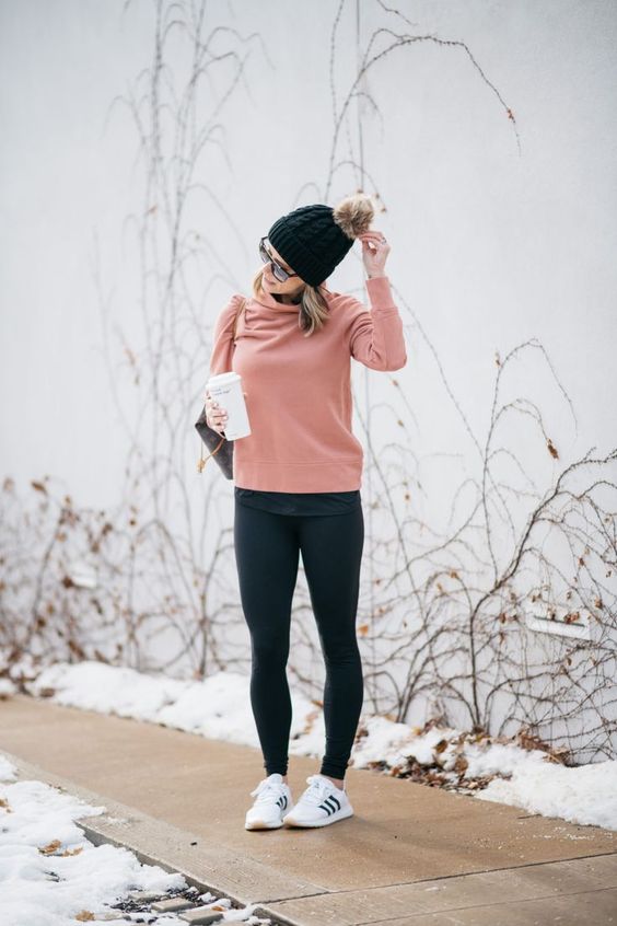 Athleisure + Thoughts On Having Another Baby | casual style | casual outfit idea | mom style | mom life | pregnancy | baby fever | fitness inspo | madewell sweatshirt | zella leggings | adidas | louis vuitton